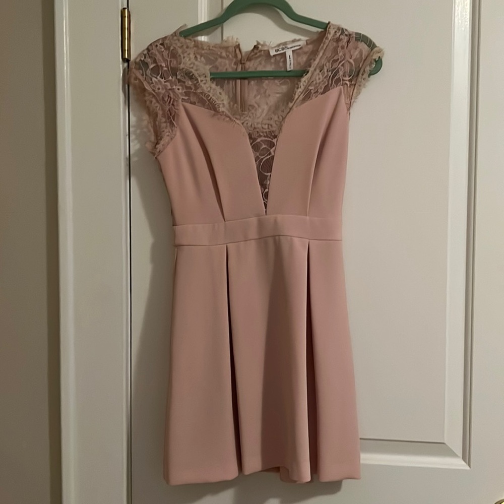 BCBG lace skater dress